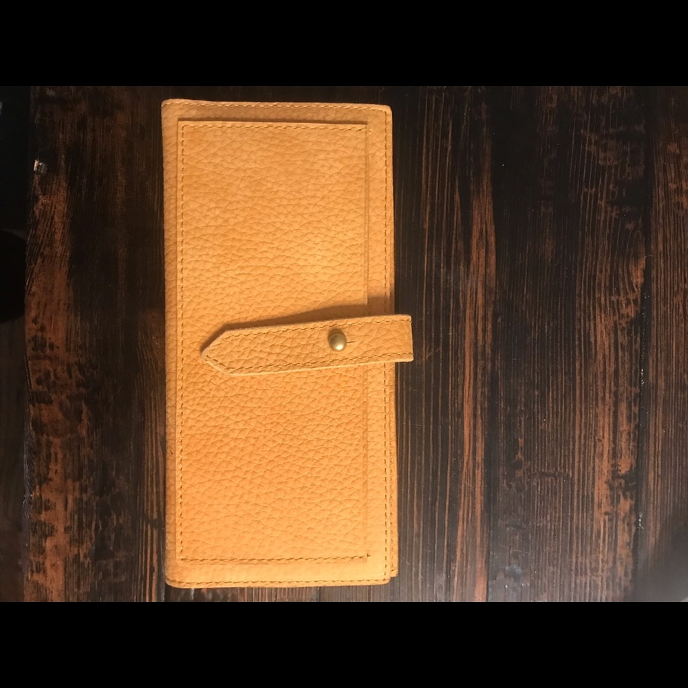 Madewell the post wallet brand new in marigold